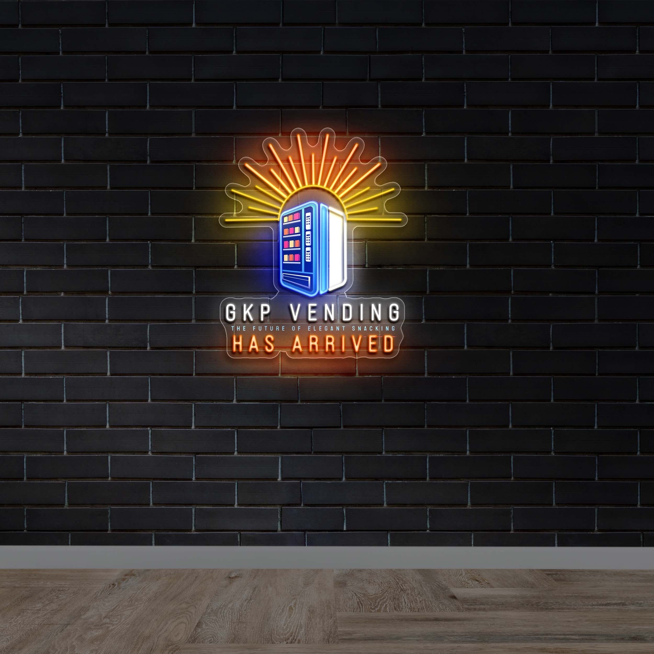 GKP VENDING - Premium Neon Artwork