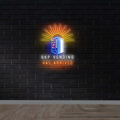 GKP VENDING - Premium Neon Artwork