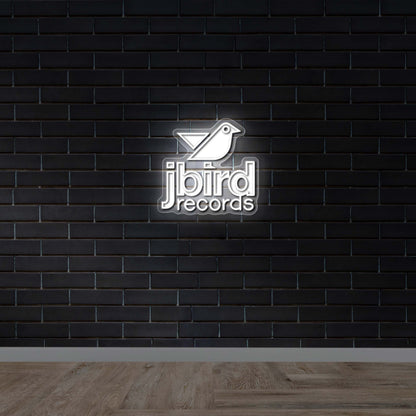 Jbird Records Logo – Premium Neon Artwork