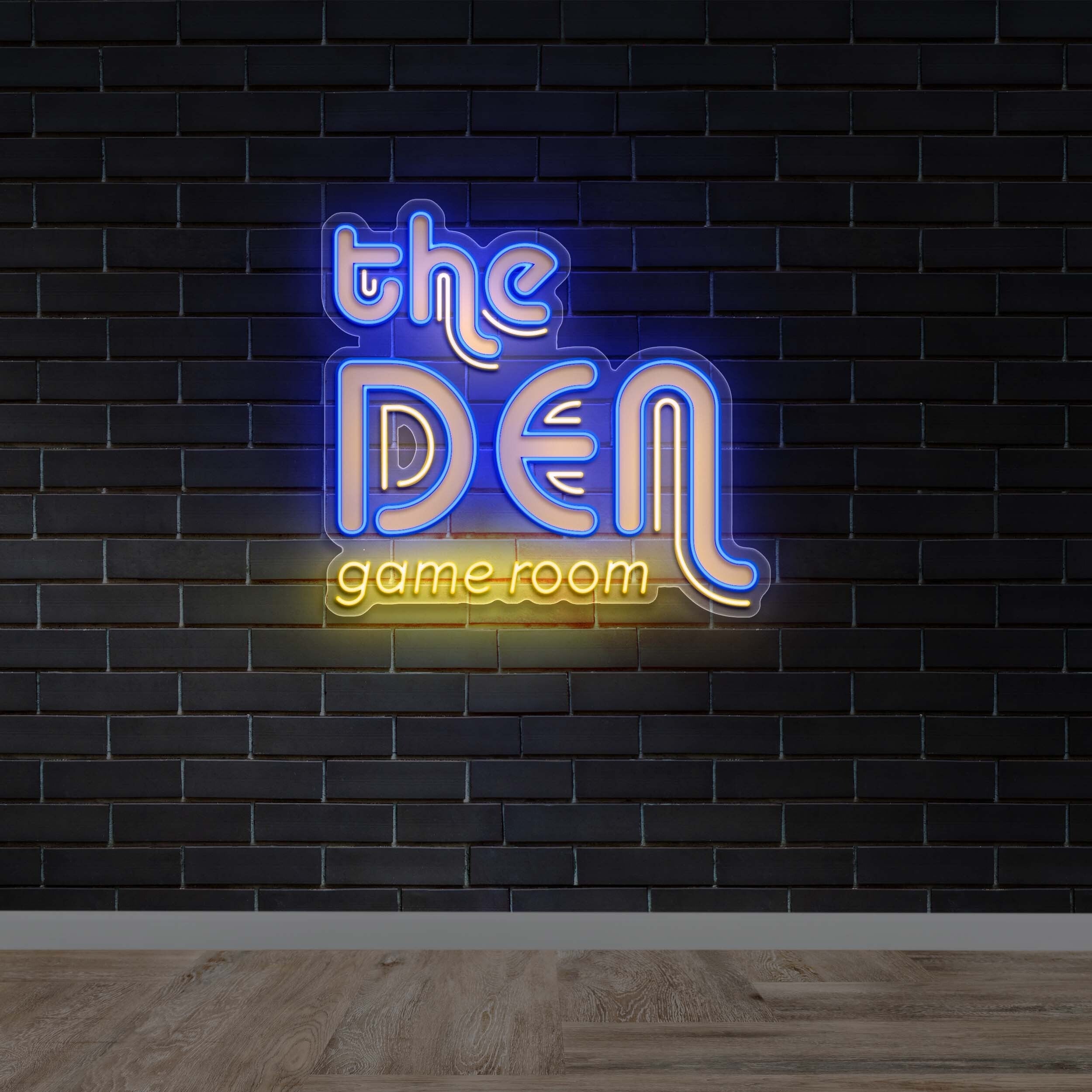 The Den Game room - Premium Neon Artwork