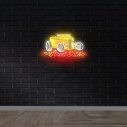 Street Eats - Premium Neon Artwork