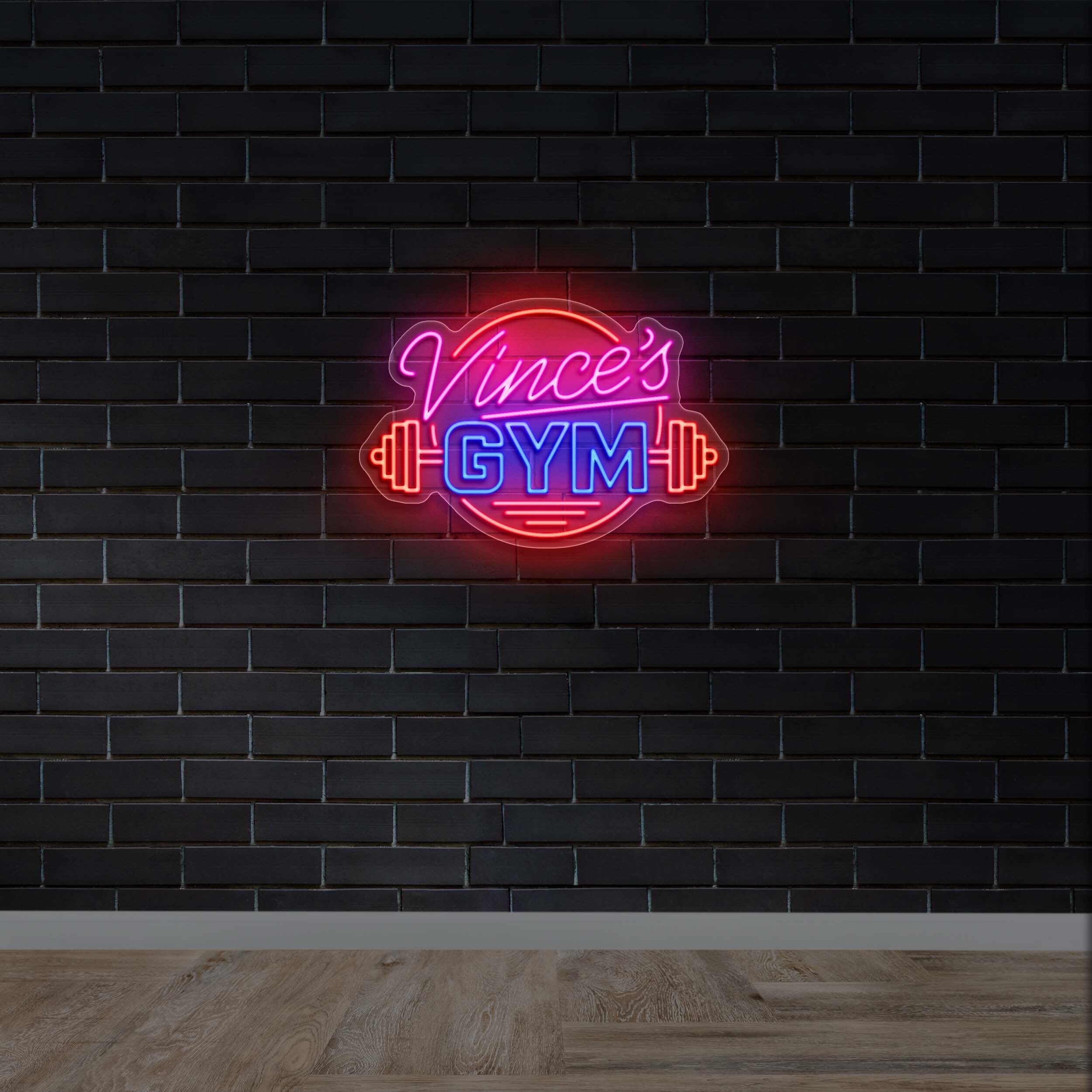 Vince’s GYM - Premium Neon Artwork