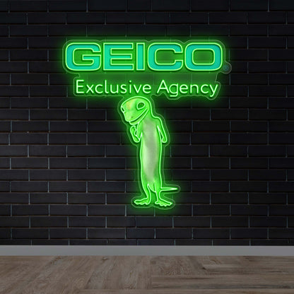 Geico exclusive agency - Premium Neon Artwork
