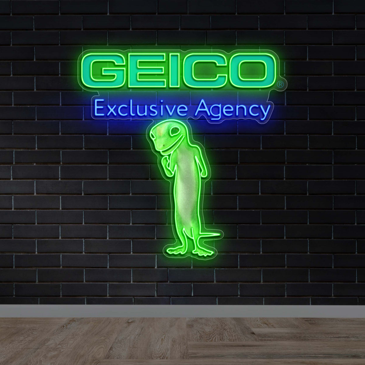 Geico exclusive agency - Premium Neon Artwork