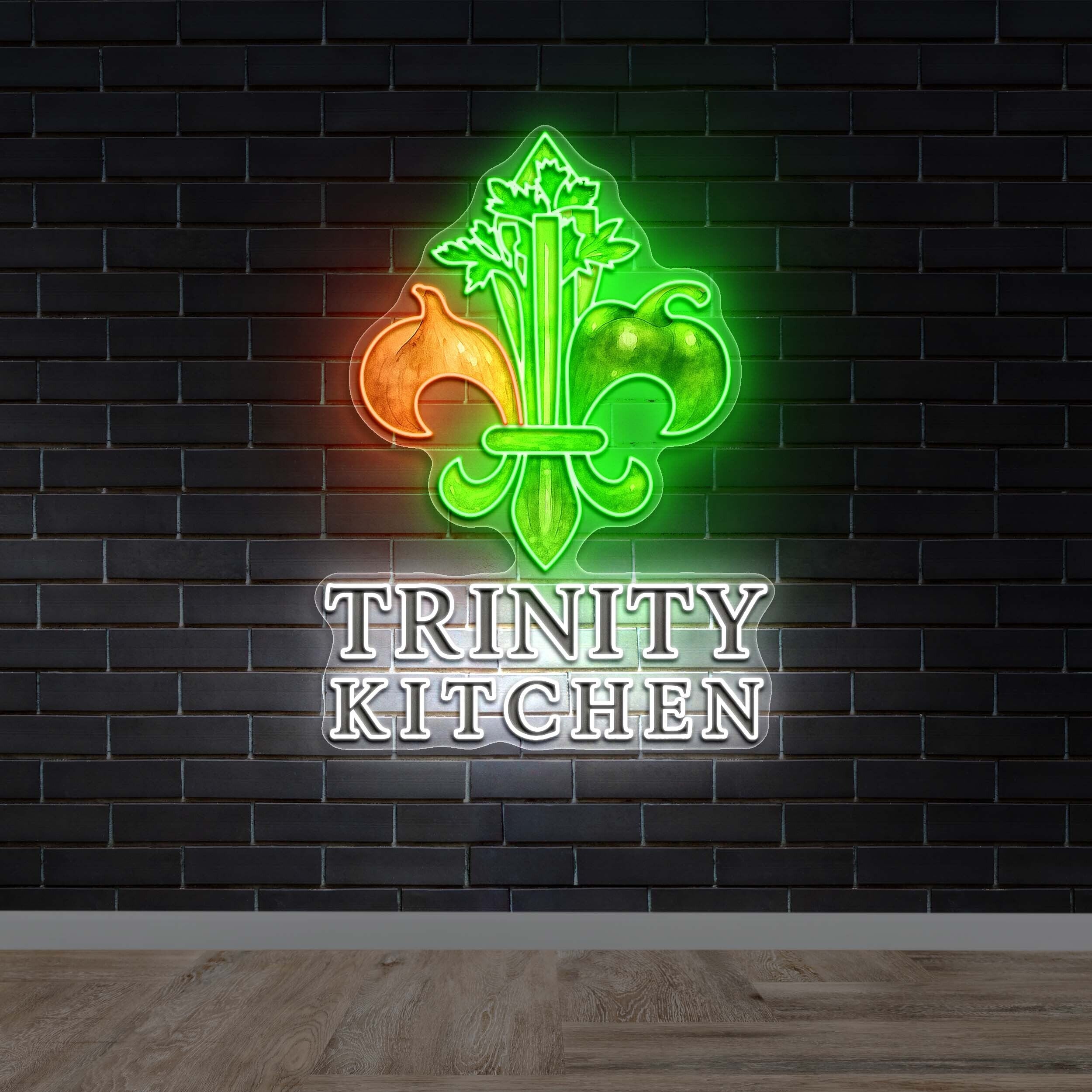 TRINITY KITCHEN - Premium Neon Artwork