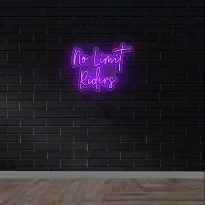 No Limit Riders - Premium Neon Artwork