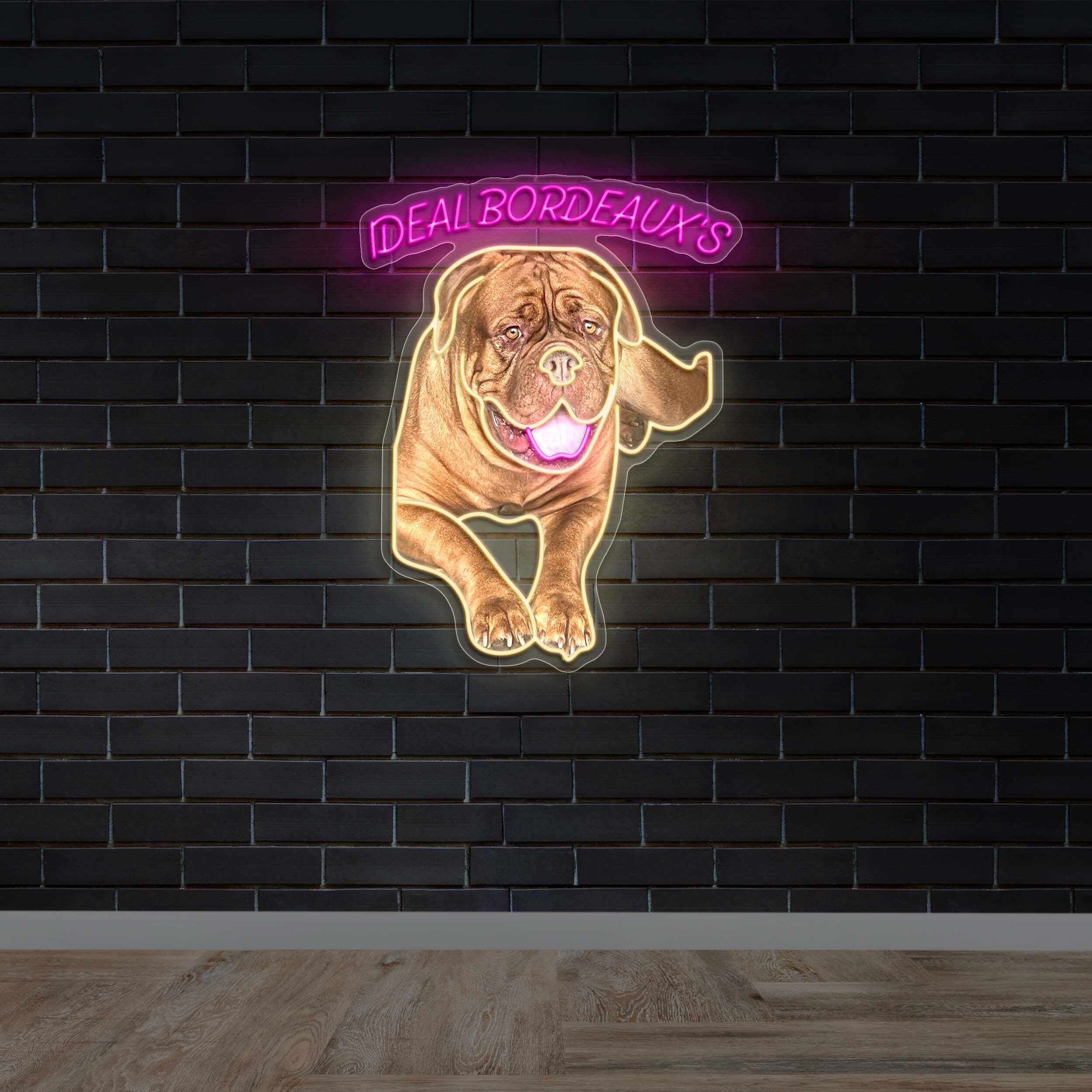IDEAL BORDEAUX'S - Premium Neon Artwork