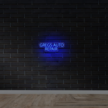 GREGS AUTO REPAIR - Premium Neon Artwork