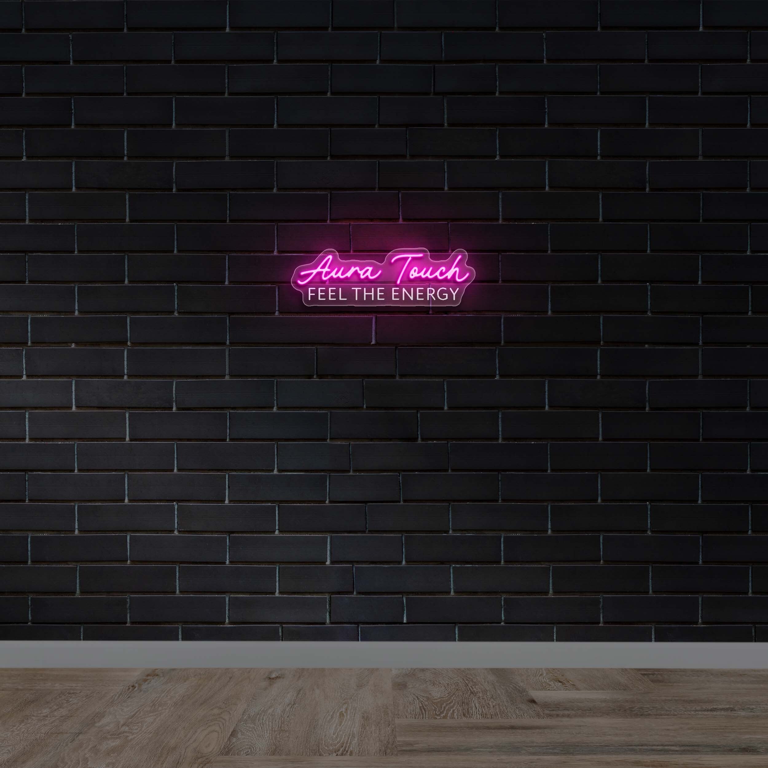 Aura Touch - Premium Neon Artwork