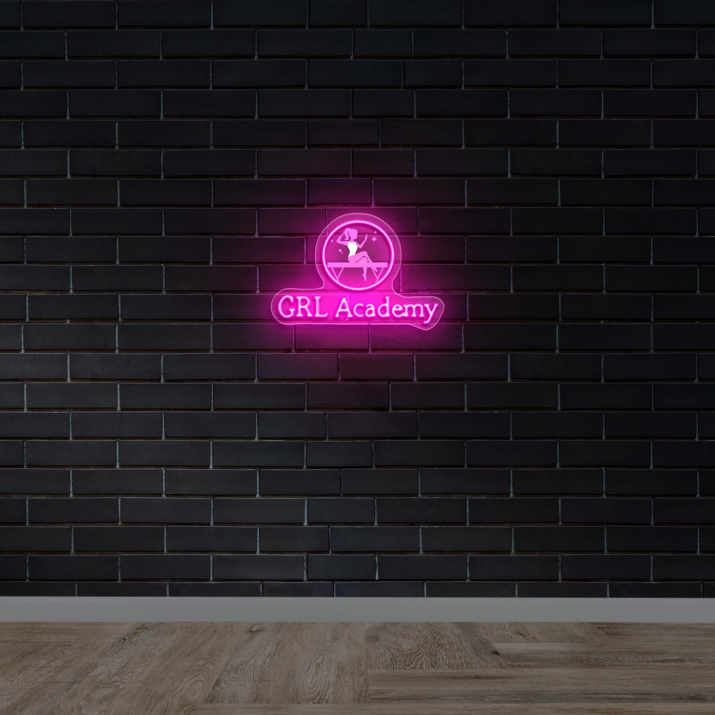 GRL Academy - Premium Neon Artwork