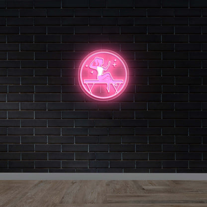 GRL Academy (logo only version) - Premium Neon Artwork