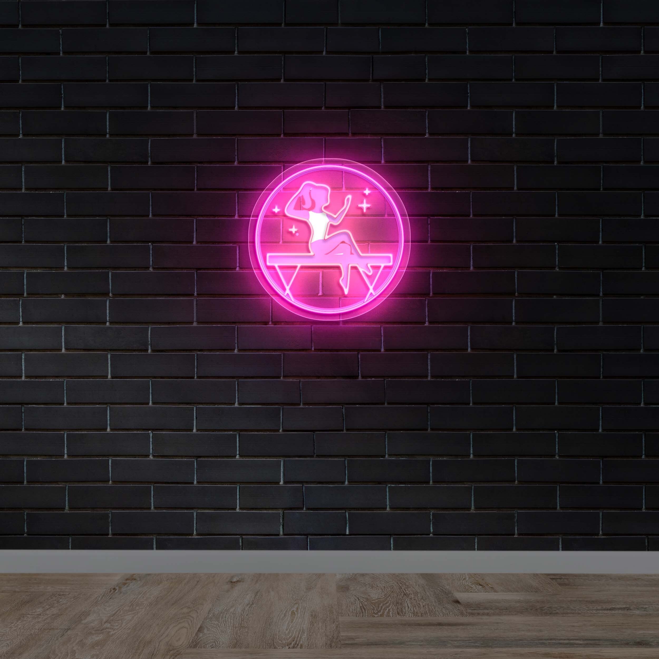 GRL Academy (logo only version) - Premium Neon Artwork