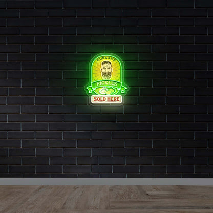 Gurkan's Pickles Sold Here - Premium Neon Artwork