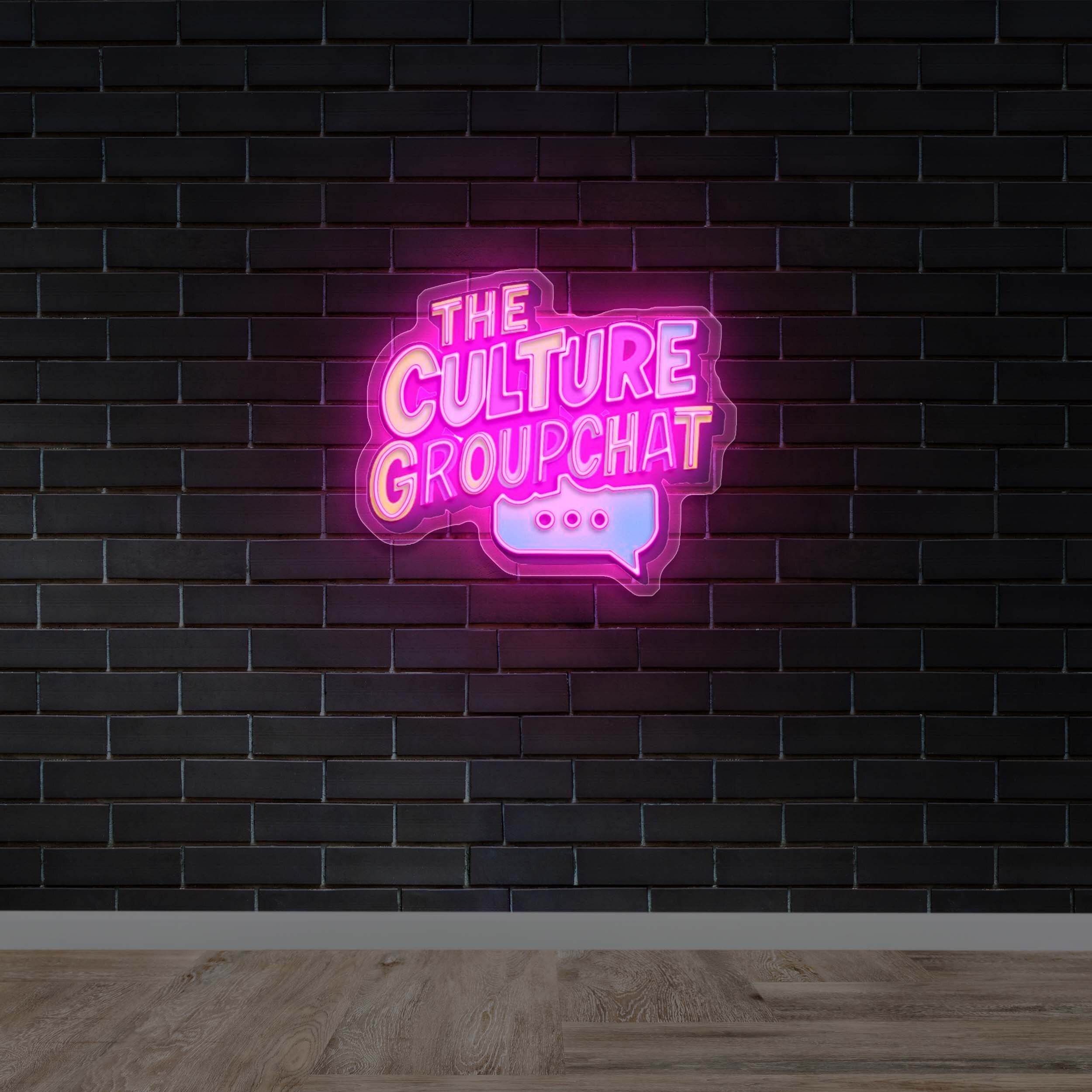 The Culture Groupchat - Premium Neon Artwork