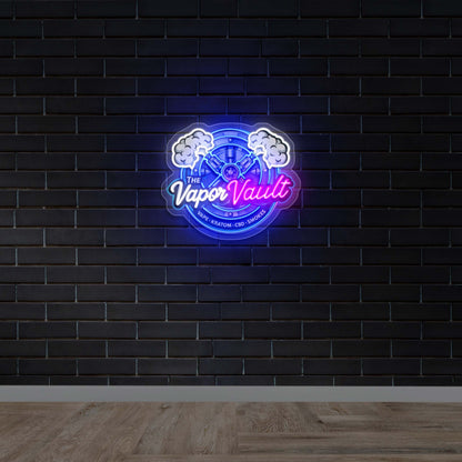 The Vapor Vault - Premium Neon Artwork