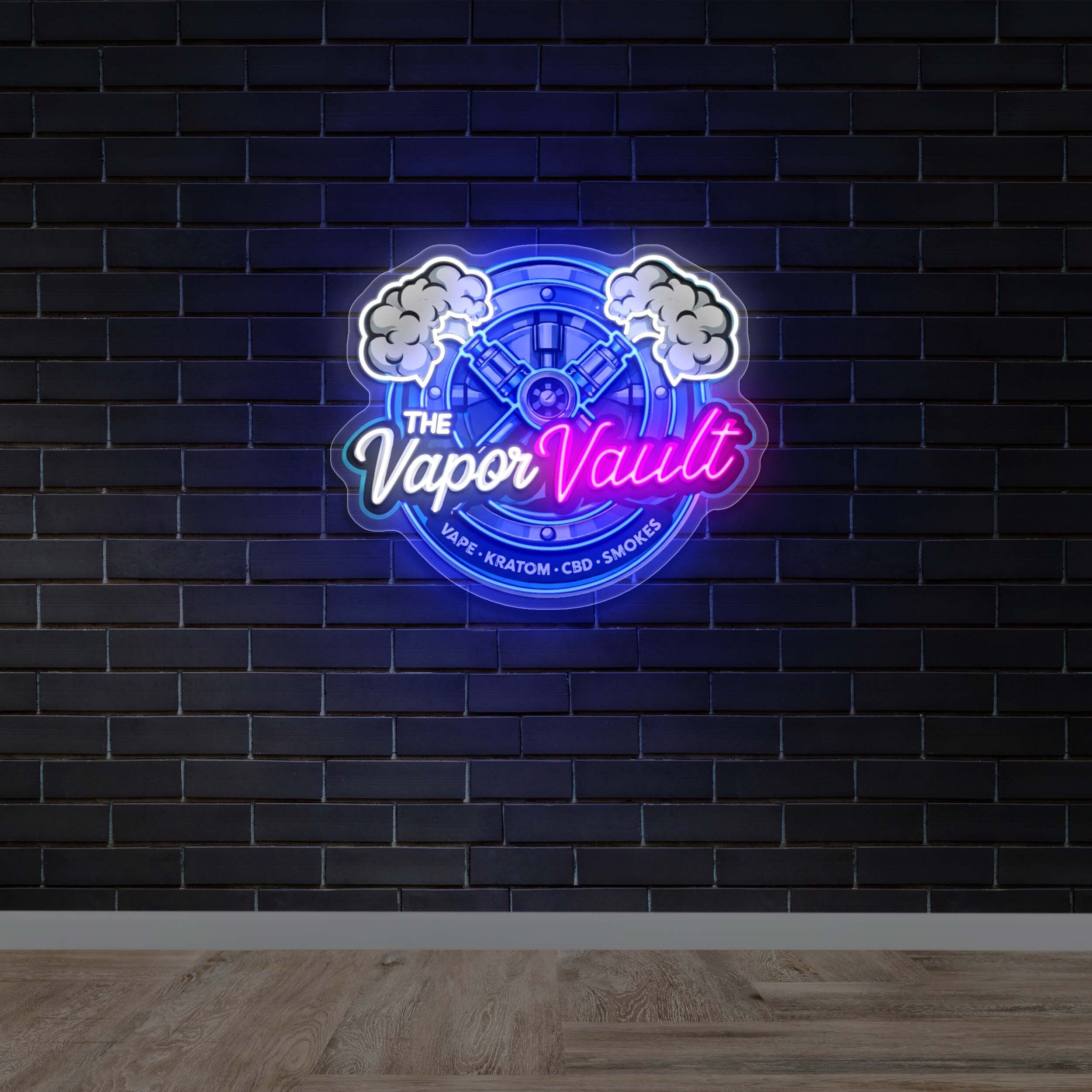 The Vapor Vault - Premium Neon Artwork