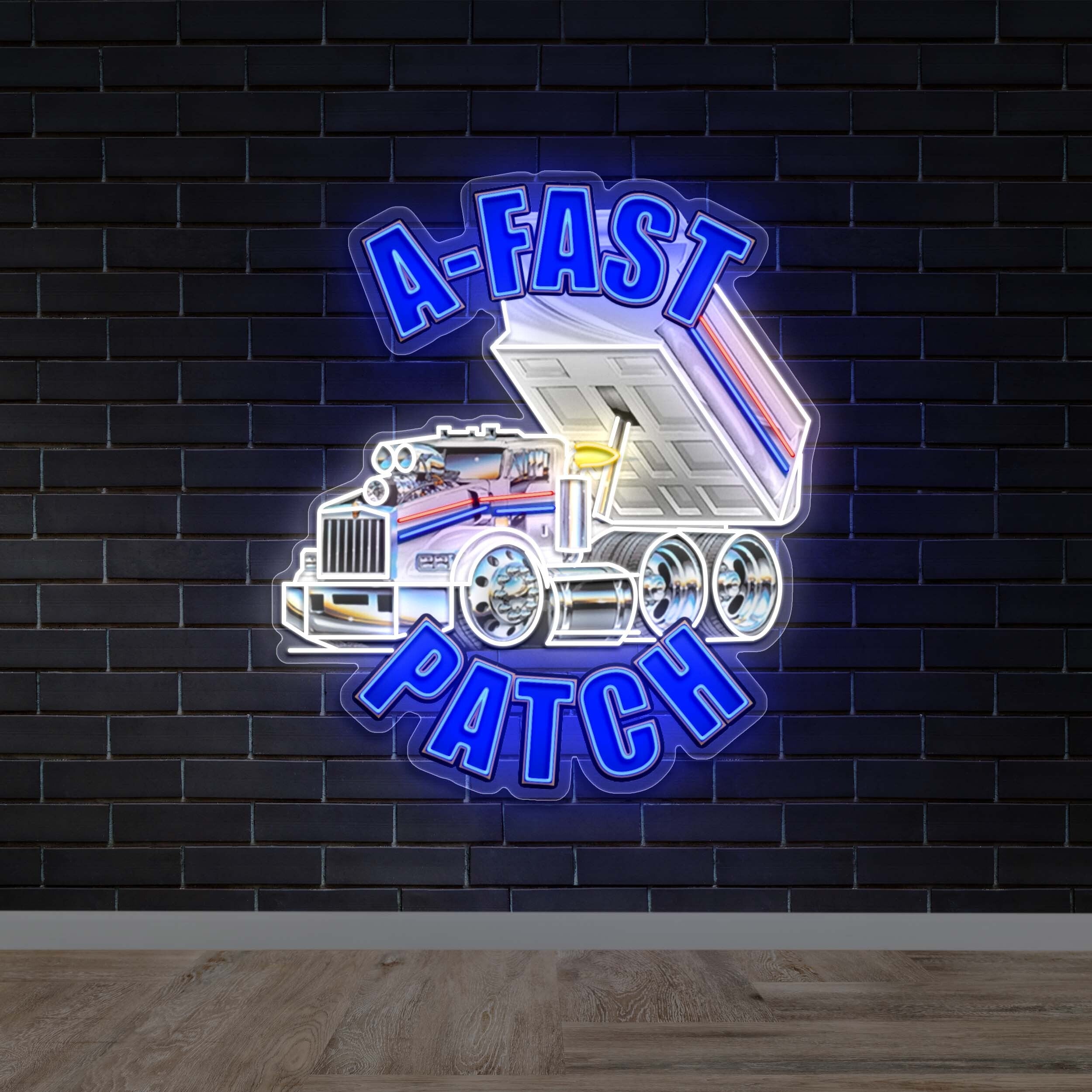 A Fast Patch - Premium Neon Artwork