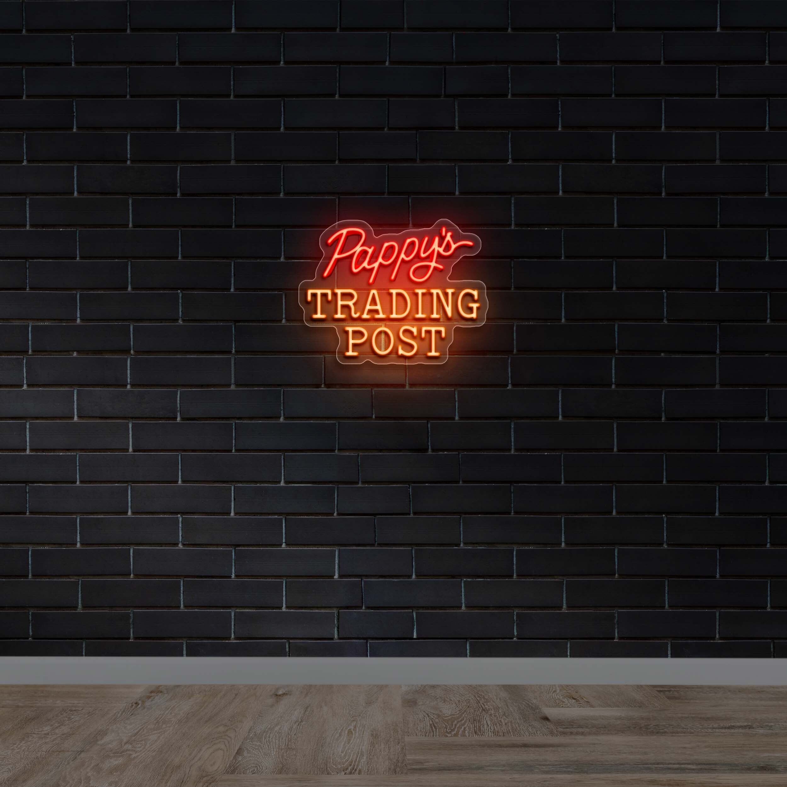 Pappy's Trading Post - Premium Neon Artwork