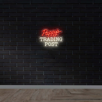 Pappy's Trading Post - Premium Neon Artwork
