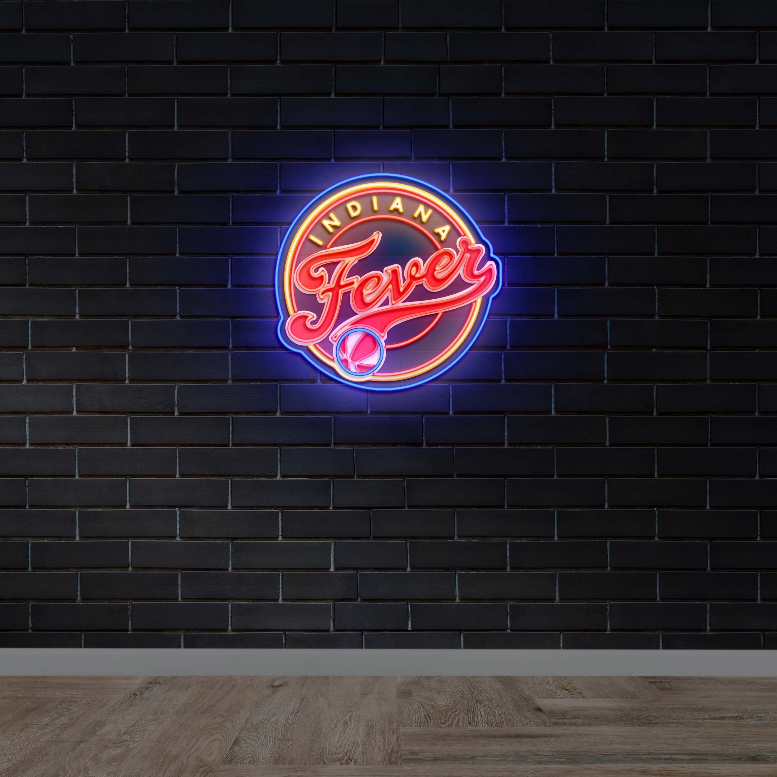 Indiana Fever - Premium Neon Artwork