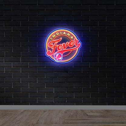 Indiana Fever - Premium Neon Artwork