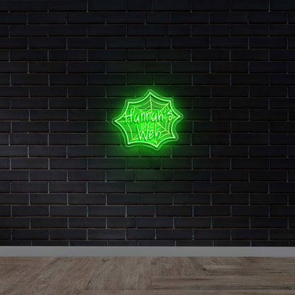 Hannah’s Web - Premium Neon Artwork