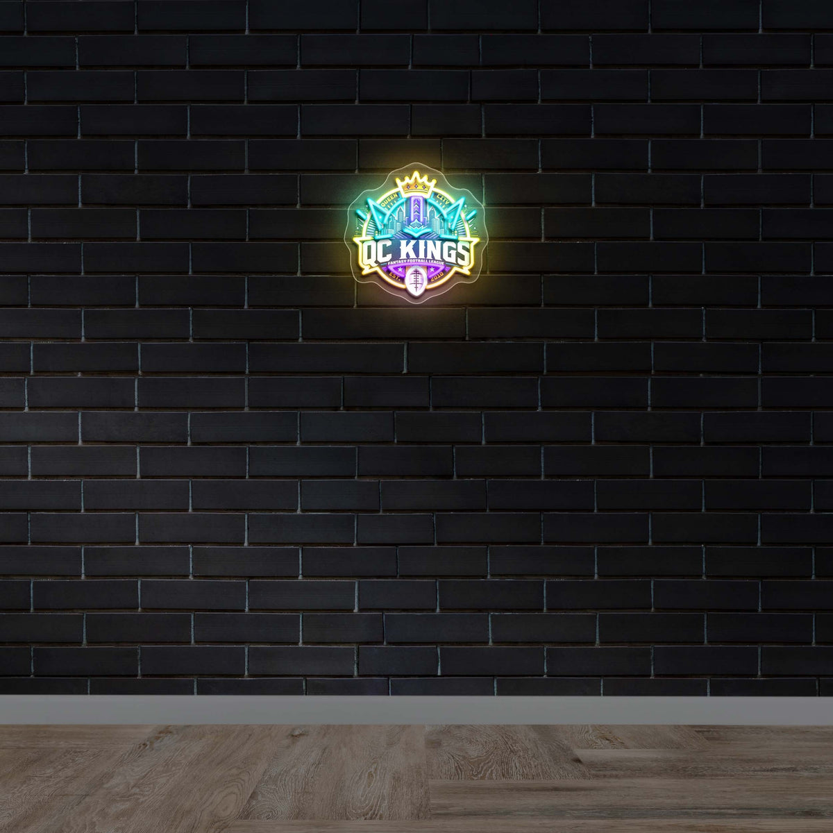 QC Kings - Premium Neon Artwork