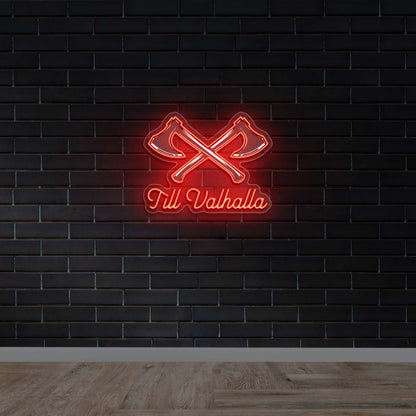 Till Valhalla - Premium Neon Artwork