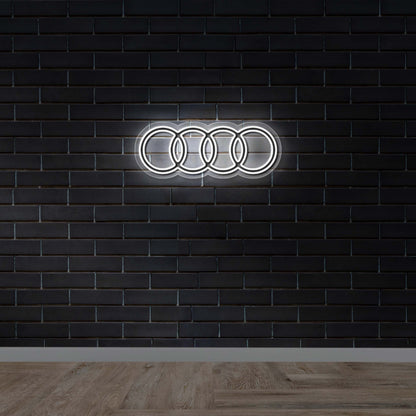 AUDI RINGS - Premium Neon Artwork