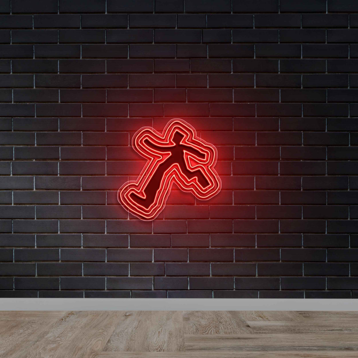 Running Figure - Premium Neon Artwork