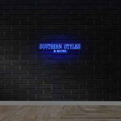Southern Styles & More - Premium Neon Artwork