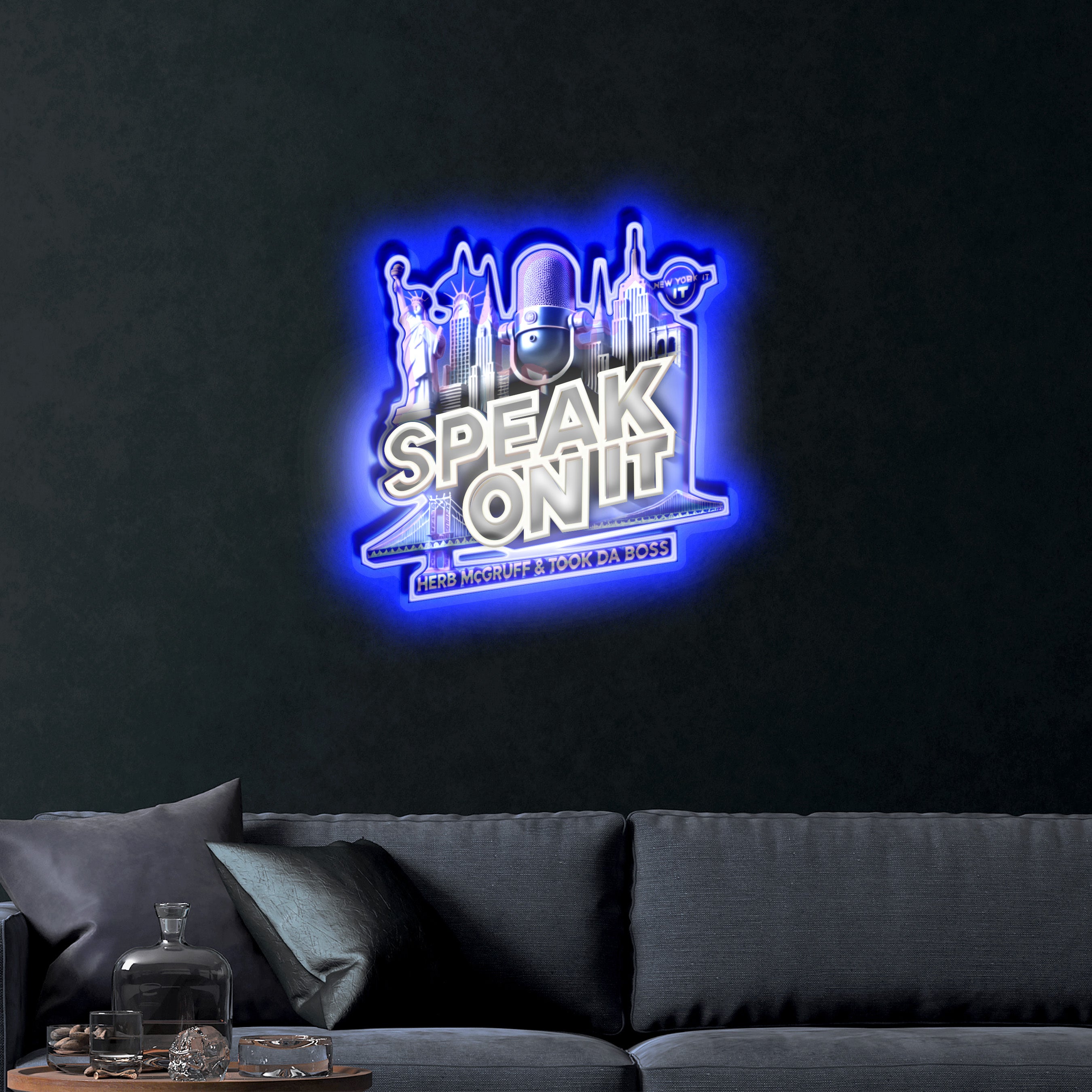 Speak On It – Premium Neon Artwork