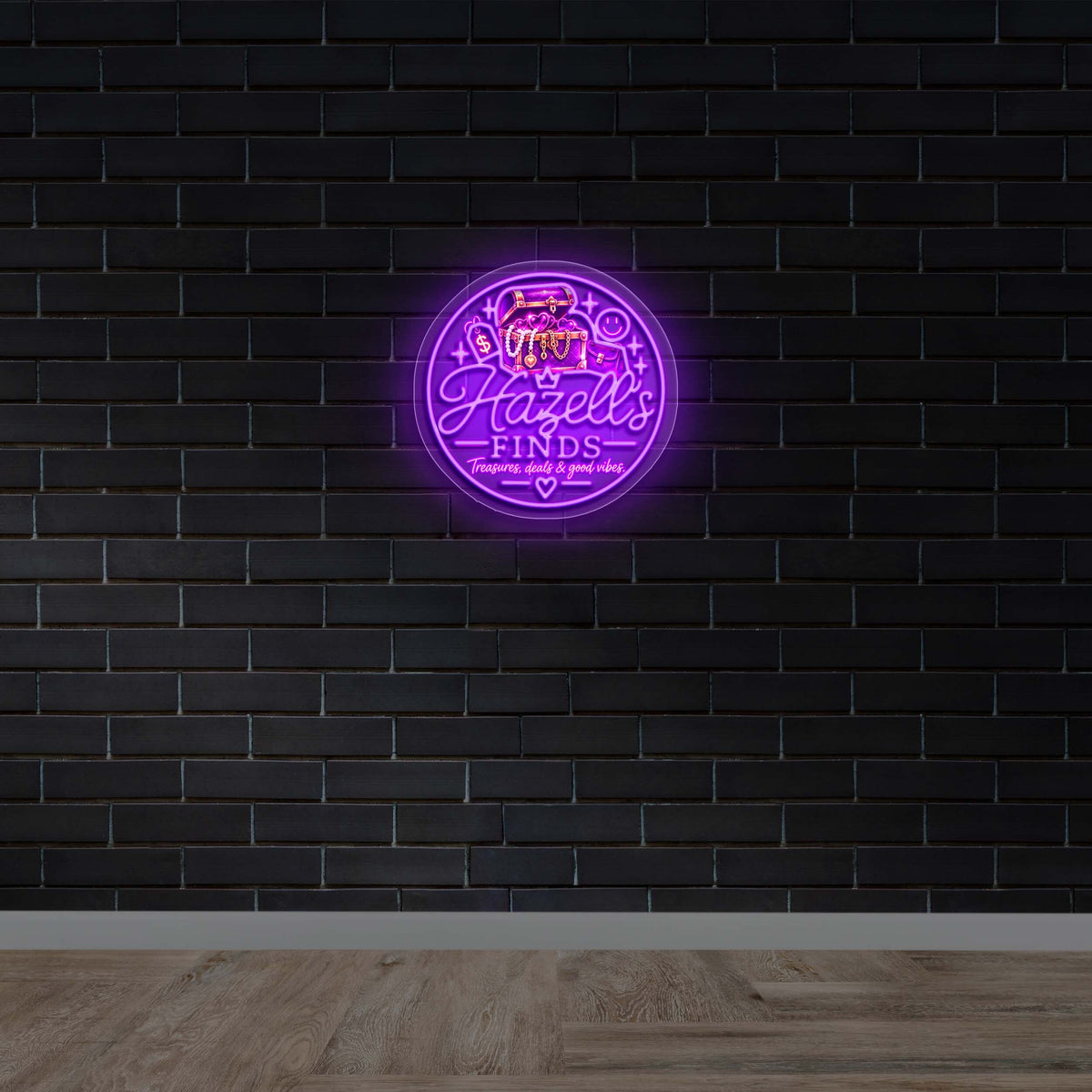 Hazell's Finds - Premium Neon Artwork
