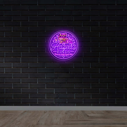 Hazell's Finds - Premium Neon Artwork