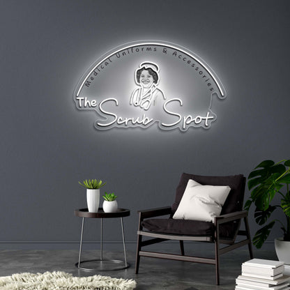 The Scrub Spot - Premium Neon Artwork