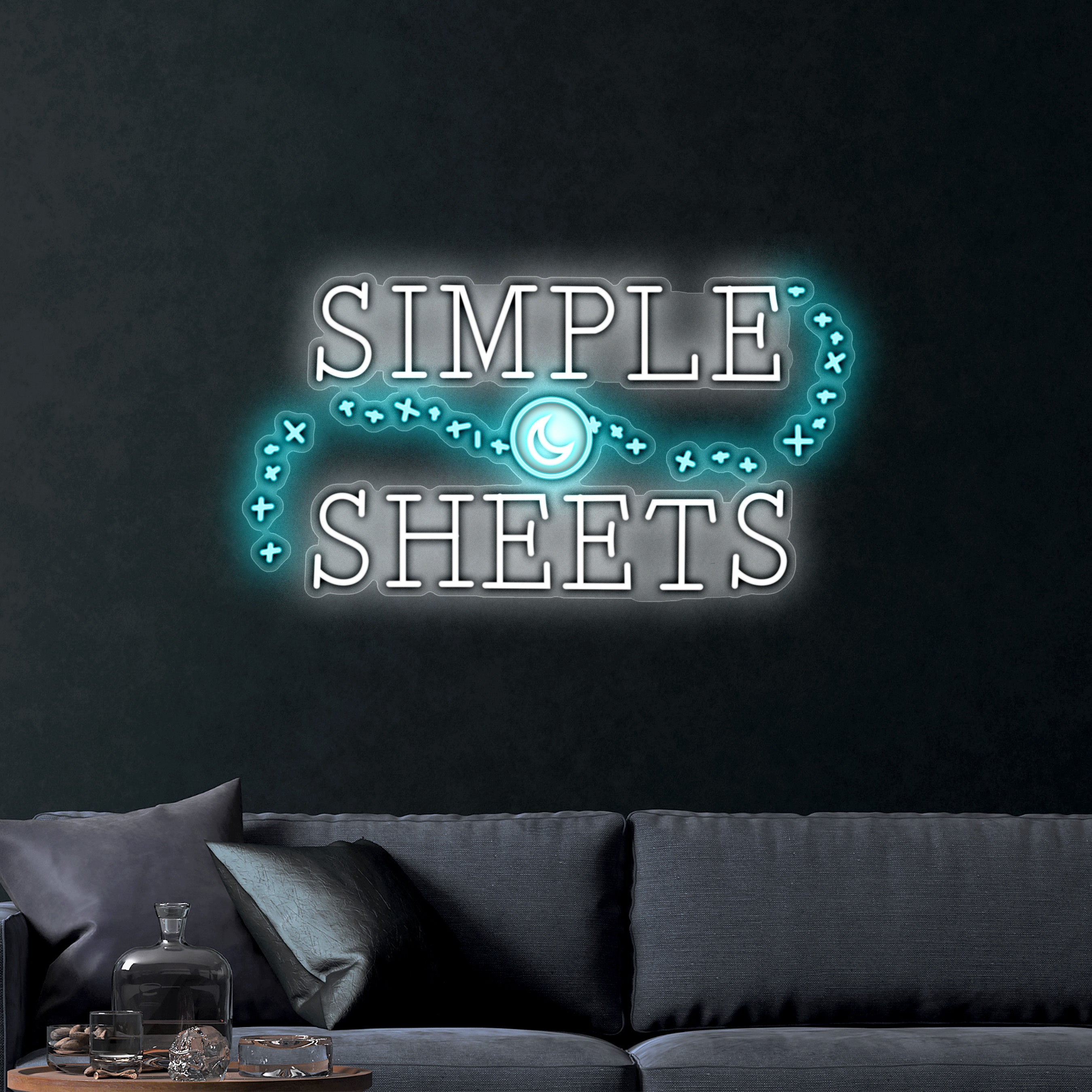 Simple Sheets – Premium Neon Artwork