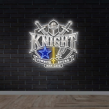 Knight - Premium Neon Artwork