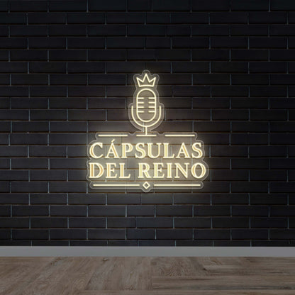 CAPSULAS DEL REINO - Premium Neon Artwork