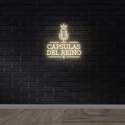 CAPSULAS DEL REINO - Premium Neon Artwork