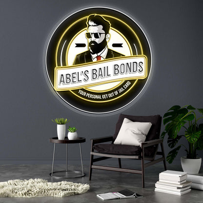 ABEL'S BAIL BONDS - Premium Neon Artwork