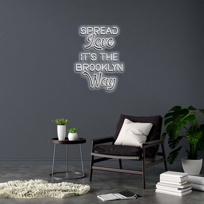 SPREAD LOVE - Premium Neon Artwork