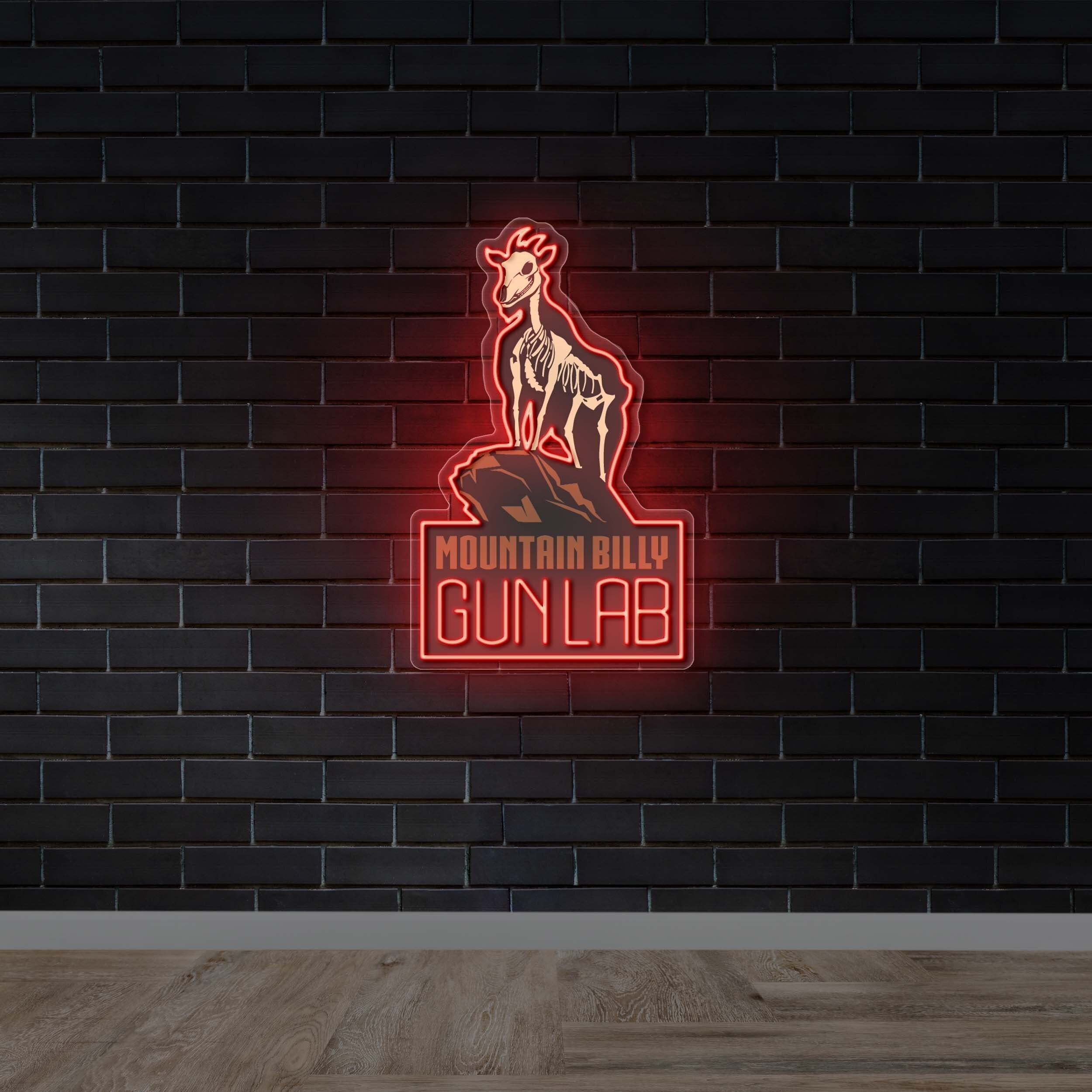 Mountain Billy Gun Lab - Premium Neon Artwork