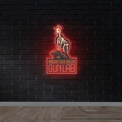 Mountain Billy Gun Lab - Premium Neon Artwork