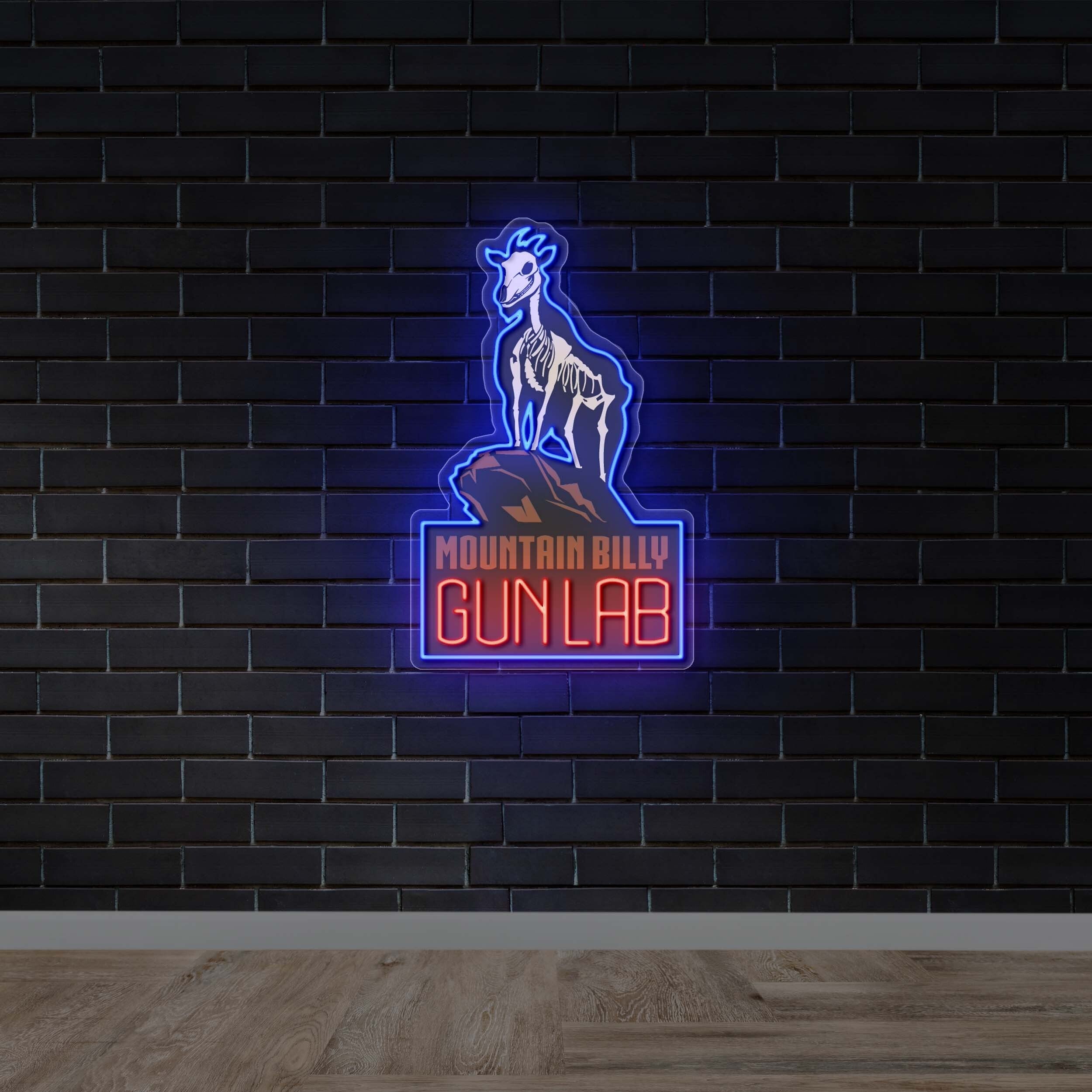 Mountain Billy Gun Lab - Premium Neon Artwork