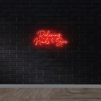Relaxing Nails & Spa - Premium Neon Artwork