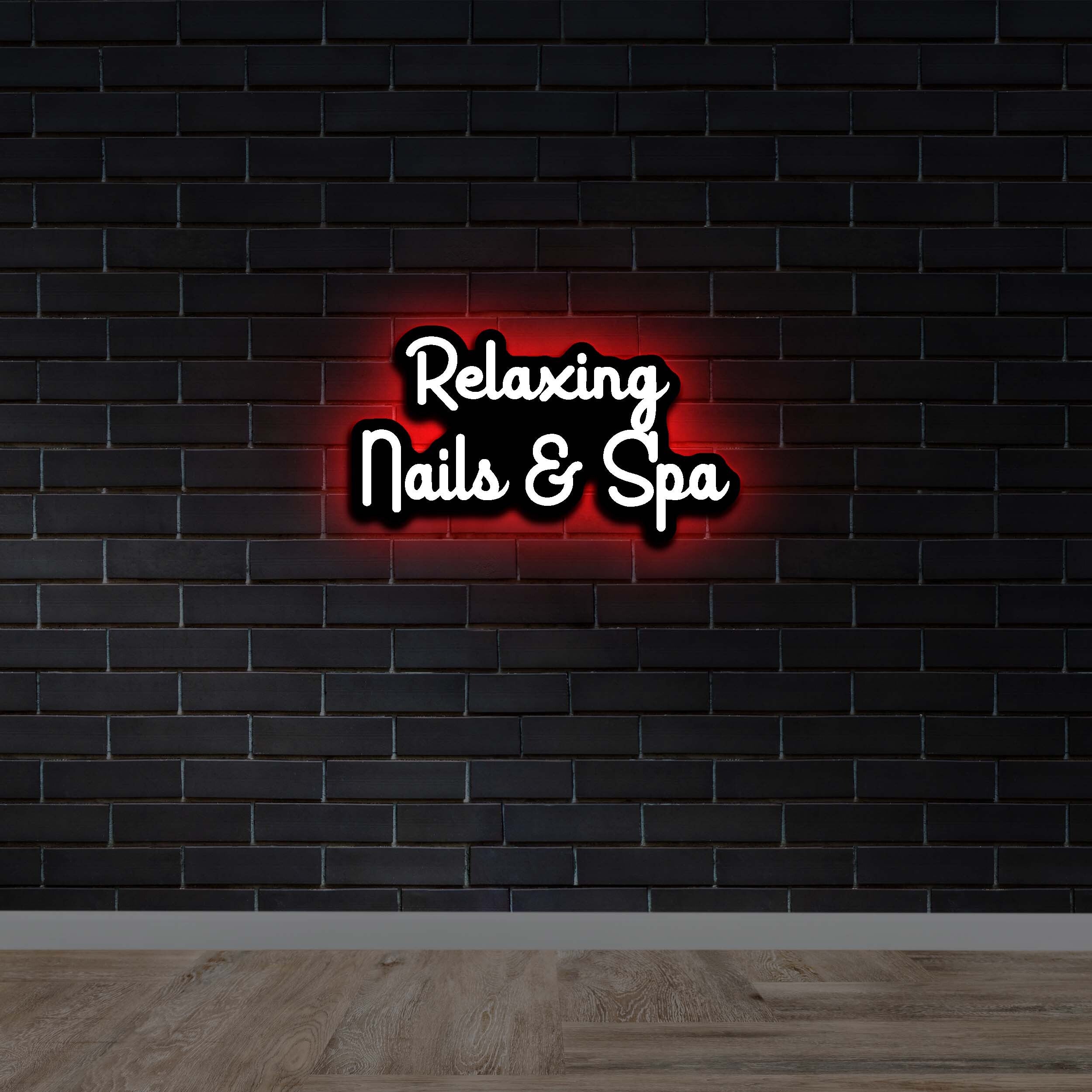 Relaxing Nails & Spa | Backlit - Premium Neon Artwork