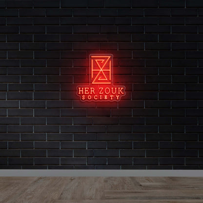 Her Zouk Society - Premium Neon Artwork