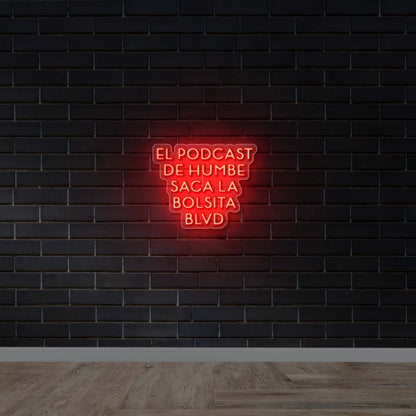 El Podcast de Humbe - Premium Neon Artwork
