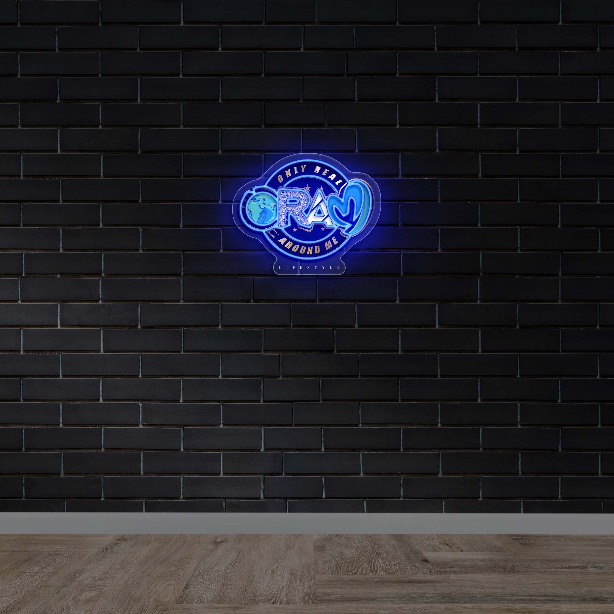 O.R.A.M Only Real Around Me - Premium Neon Artwork