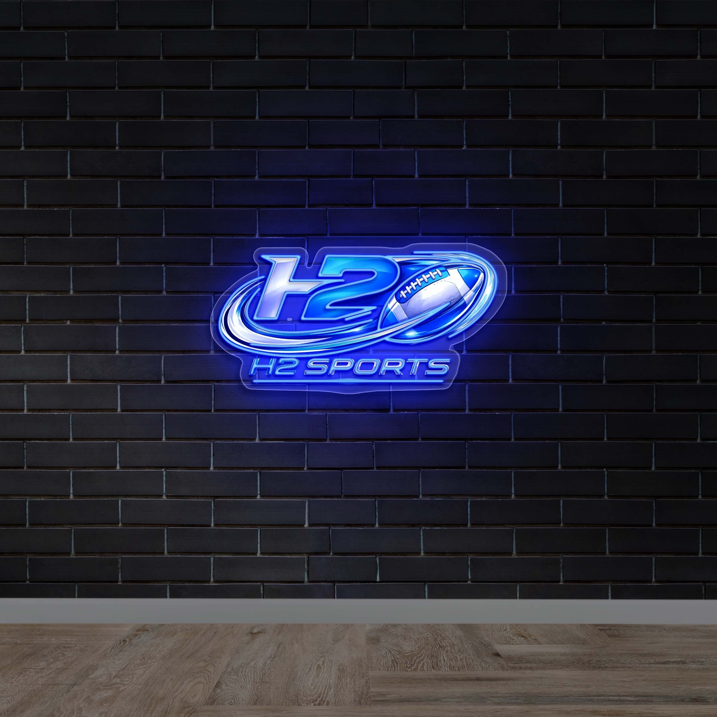 H2 Sports - Premium Neon Artwork